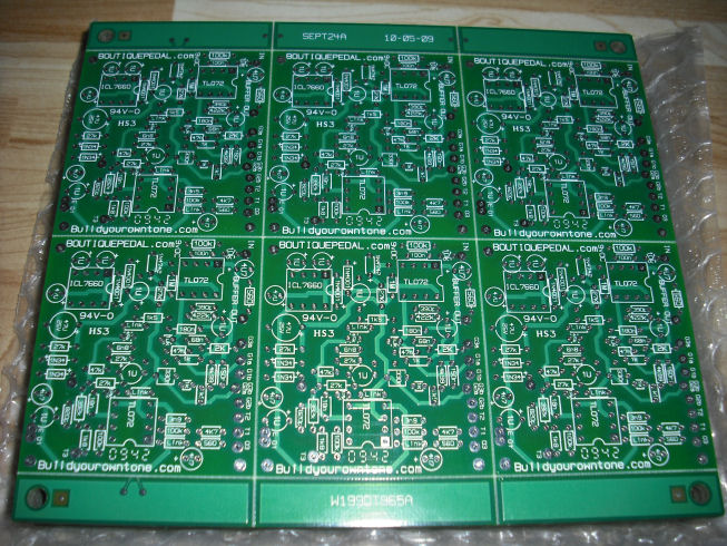 Klon Centaur type clone circuit boards