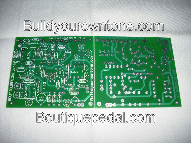 Klon Centaur type clone double sided circuit board,guitar effects boutique pedal